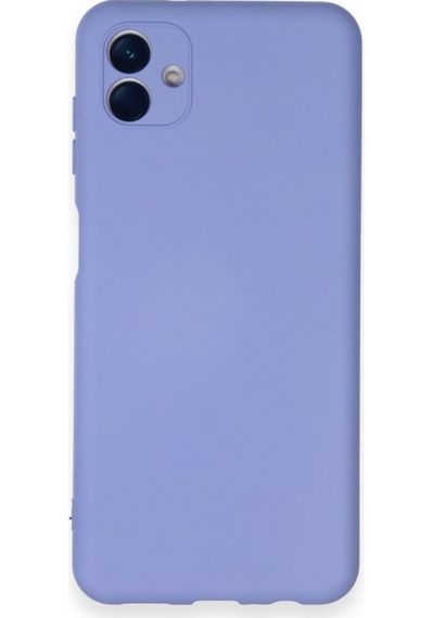 Samsung Galaxy  Uyumlu,  A04 Kılıf Nano İçi Kadife Silikon - Lila