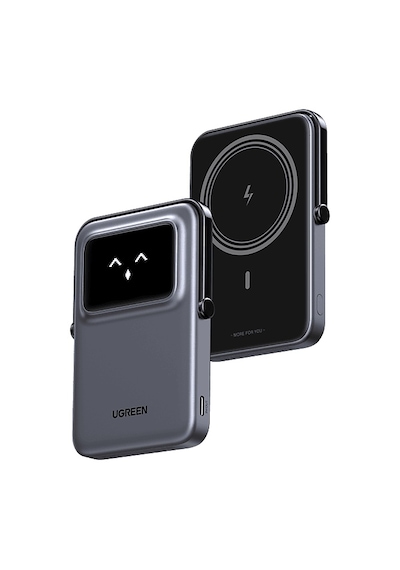Ugreen Uno Magsafe Wireless 5.000 Mah 20w Hızlı Şarj Powerbank, Siyah 35605b Siyah