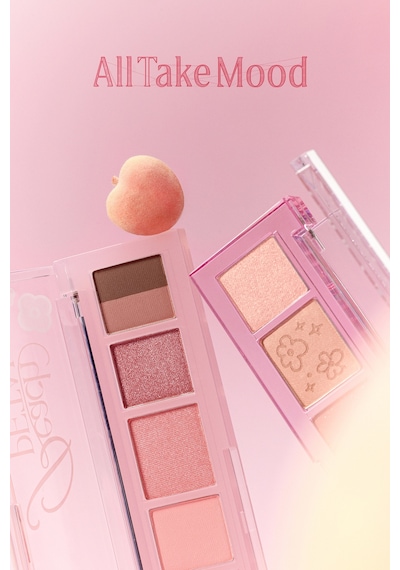 Paleti Perıpera All Take Mood Palette 007 Lets Go See Peach