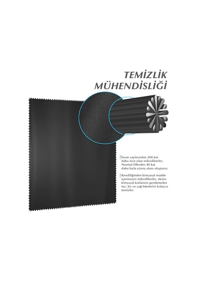 Lexroo 6'lı Mikrofiber Ekran Ve Gözlük Temizlik Bezi Seti 15x18 Cm