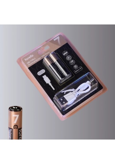 Type-c Şarjlı Aaa Lityum Pil 1.5v 1000+ Şarj Döngülü Hızlı Şarj Özellikli