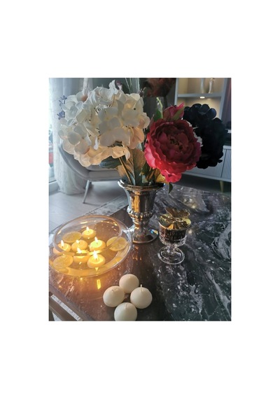 Iv Candles Beyaz 6'lı Suda Yüzen Terapi Mum Beyaz