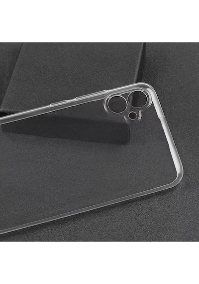 Zore Galaxy Uyumlu A04e Kılıf Msra Süper Silikon Kapak - Renksiz Renksiz