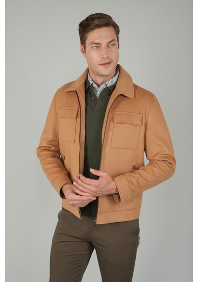 Bisse Erkek Kısa Kaşe Mont Camel Mnt24k24005 D70 Camel