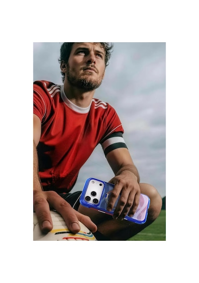 Torras Apple iPhone 17 Pro / 18 Pro Uyumlu Ostand Q3 Air World Cup Serisi Magsafe Kılıf Kırmızı Mavi