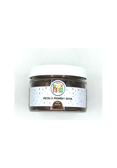 Epoksi Reçine Metalik Sedefli Pigment Toz Boya Kahve Rengi 50 Gr