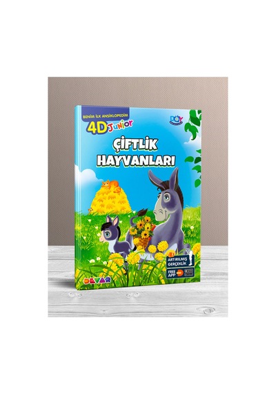 Çiftlik Hayvanları İlk Ansiklopedim Etkinlik Kitabı / 4d Artırılmış Gerçeklik