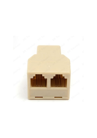 Rj11 2'li Telefon Hat Dağıtıcı Çoklayıcı Splitter