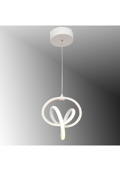 Tt317-By Tt Aydınlatma Stilla Modeli Mat Beyaz Led Avize