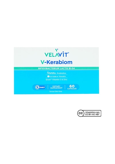 Velavit V-kerabiome Keratin 60 Kapsül