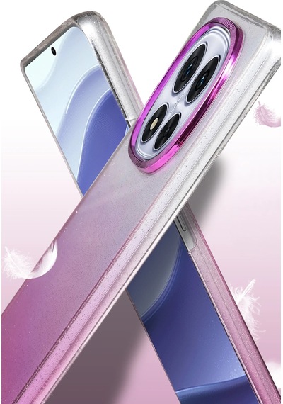 Newface - 399 - Xiaomi Redmi Note 14 Pro Plus Glossy Kapak - Kmrsfres - - Pembe