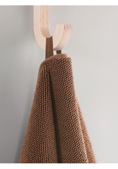 Cotton %100 Banyo Havlusu 50x90 Cm Koyu Kahverengi
