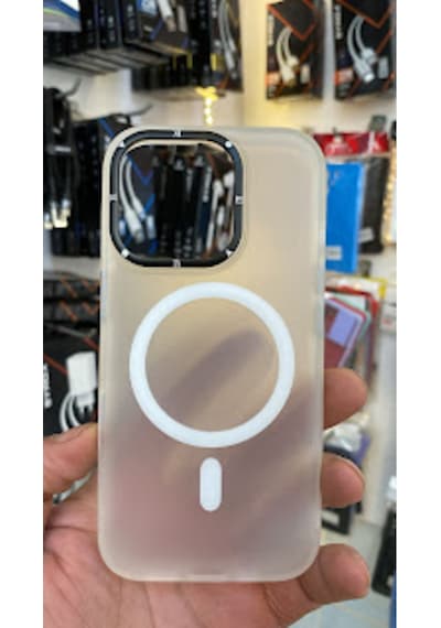 Apple iPhone Uyumlu  16 Pro Kamera Korumalı Mat Magsafe Wireless Şarj Destekli Renkli 45679