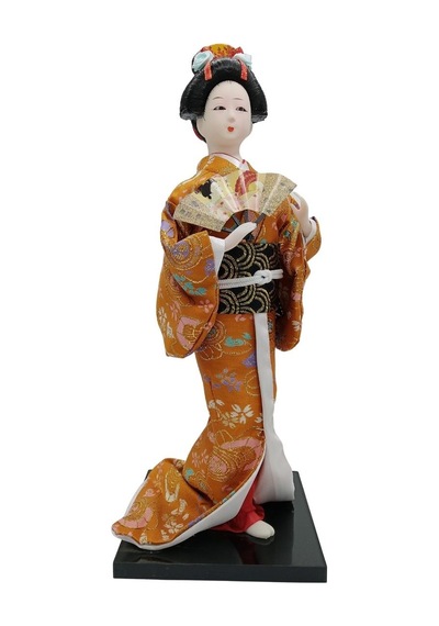Japon Kimonolu Geyşa Bebek Kabuki Biblo 30 Cm No.8 Anime