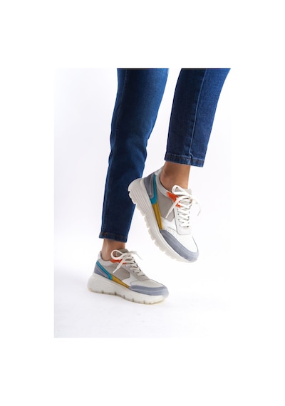 Mubiano Hakiki Deri Collection Kadın Spor Ayakkabı & Sneaker Gri -mcrgn6051-gr Gri