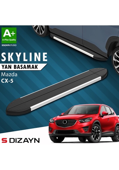 S-dizayn Mazda Cx-5 Skyline Aluminyum Yan Basamak 183 Cm 2012-2016 A+ Kalite