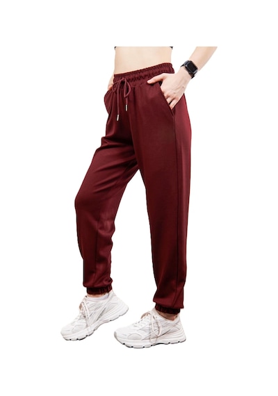 Giyimodam Modal Kumaş Jogger Eşofman Altı Unısex Bordo