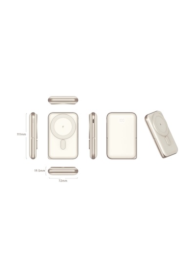 Nettech Nt-pw33 15w + 20w Pd 10000 Mah Magsafe Powerbank Krem Krem