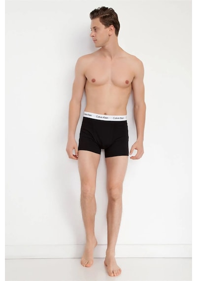 Calvin Klein Erkek 3lü Boxer - Gri Beyaz Siyah Çok Renkli