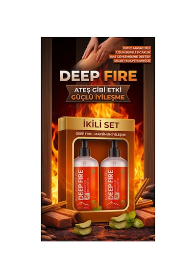 Fire Budy Etkili Isıtıcı Masaj Jeli 100 Ml Kas Ve Eklem Rahatlatıcı Jel 2 Li