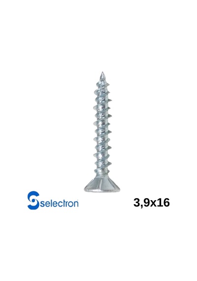 Selectron 3,9x16 Yıldız Havşa Başlı Seyrek Vida 4000 Ad