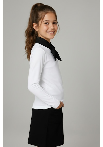 Kiagu Beyaz Uzun Kol Basic T-shirt- Terletmeyen Esnek Kumaş Pamuklu Mevsimlik Beyaz Uzunkol Kız Çocuk Tsort Beyaz Kiagu Beyaz Uzun Kol Basic T-shirt- Terletmeyen Esnek Kumaş Pamuklu Mevsimlik Beyaz Uzunkol Kız Çocuk Tsort Beyaz