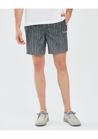 Skechers Swimwear M 7 Inch Swimshort Erkek Siyah Deniz Şortu S241141-001 Siyah