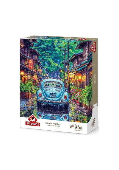 Yağmur Altında Tokyo 500 Parça Puzzle Standart