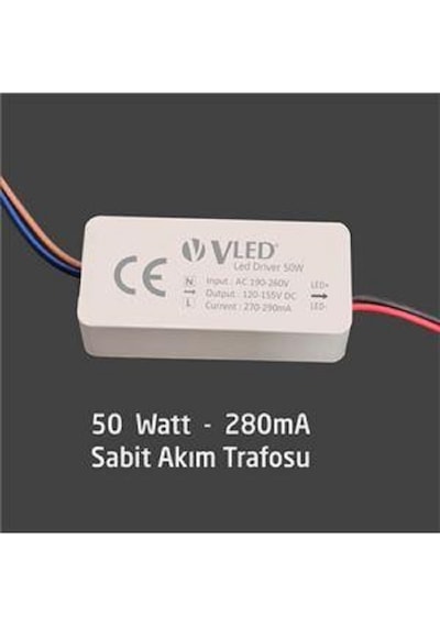 50w Sabit Akım Trafo Avize Trafosu Adaptörü Sabit Akım Led Adaptö