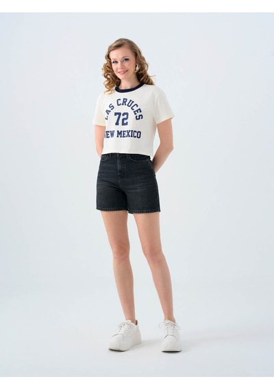 Loft Ekru Kadın T-shirt Lf2039534 Ekru