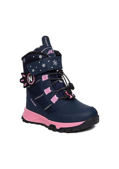 Ndrops Yseyl014 Kız Çocuk Kar Botu Lacivert - Pembe Lacivert - Pembe
