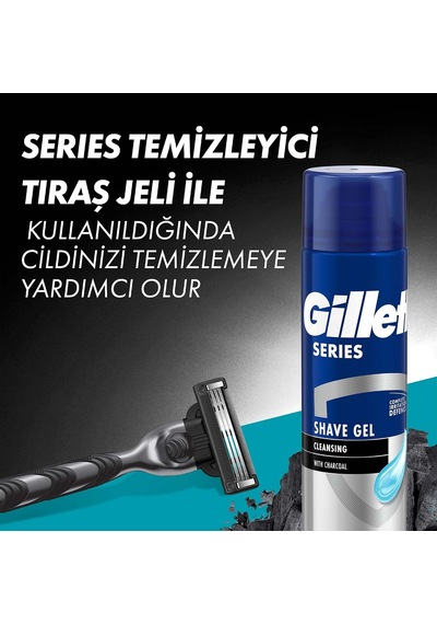 Mach3 Charcoal 2up & Charcoal Series Jel 200 Ml & Çanta