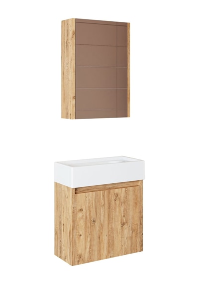 Roomart Ayaksız Tek Kapaklı Lavabolu 50cm Banyo Dolabı Atlantik Ç Atlantik - Çam Roomart Ayaksız Tek Kapaklı Lavabolu 50cm Banyo Dolabı Atlantik Ç Atlantik - Çam