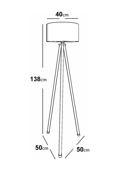 Deluxe Tripod Lambader Antrasit ANTRASİT