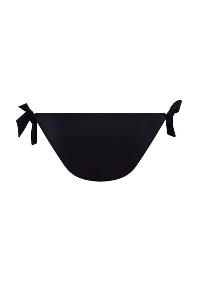 U.S. Polo Assn. Kadın Siyah Kalın İpli Bikini Alt 21509