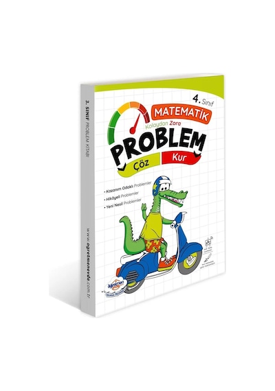 4. Sınıf Problem Kur - Çöz Kitabı - Öğretmen Evde Yayınları 2023