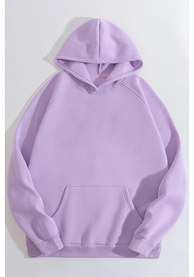 Uyguntarz Unisex Good Things Sweatshirt Lila