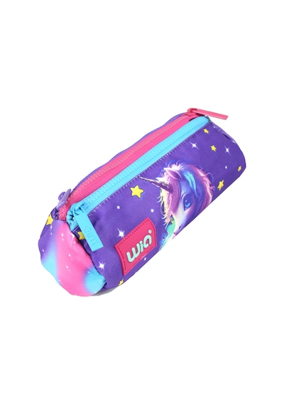 Wia Wıa Sw019 Unicorn - 3' Lü Okul Çantası Seti - Sırt Ve Beslenme Çantası + Kalemlik Mavi - Pembe