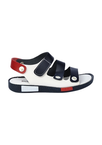 Kiko Kids Erkek Çocuk Sandalet Şb 23502508-5816 Lacivert Kırmızı Beyaz 001