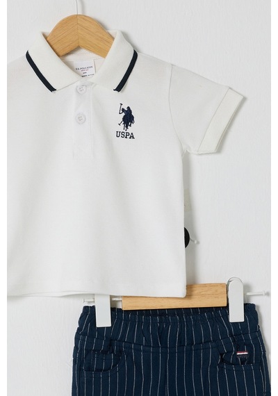 U.S. Polo Assn. Erkek Bebek Beyaz Takım Usb2625-c-v1 Beyaz