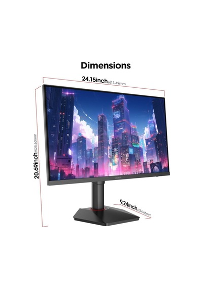 Koorui G2722P 27" 1 MS 2K Pivot Ips 200 Hz Oyuncu Monitörü Teşhir
