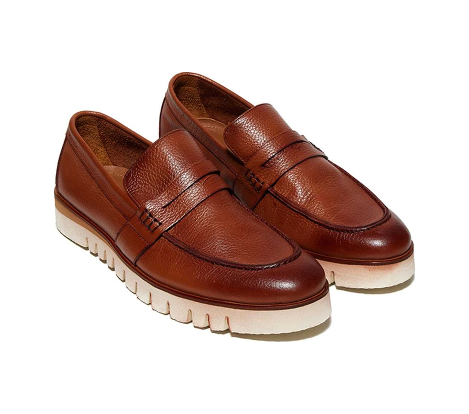 Bestello Bağcıksız Eva Taban Loafer 331-43070 Erkek Ayakkabı Taba