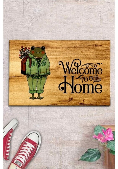 Pvc The Frog Prince Özel Tasarım Iç Ve Dış Kapı Önü Paspası