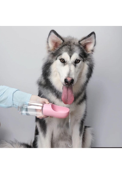 Evcil Hayvanlar İçin 350 Ml Taşınabilir Su Seyahat Suluğu Oval Uç Ergonomik Tasarım, Tek Tuş Su Kontrolü, Su Sızdırmaz Kilit Sistemi, Köpek Ve Kedi İçin Pratik Kullanım