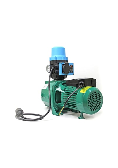 Jet-100 Hidromat Pompalı Otomatik Paket Hidrofor Su Motoru 1.5 - 1 Kw Hp Eldiven + Kontrol Kalemi