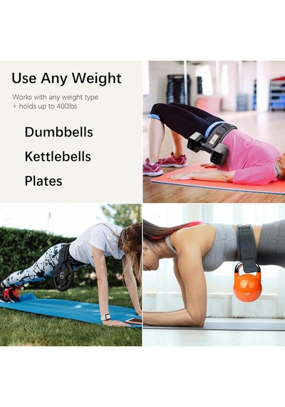 Dambıl Kettlebells İçin Kalça İtme Kemeri, Kalça İtme İçin Ganimet Kemeri, Kalça İtmeler İçin Kalça Kemer Ped