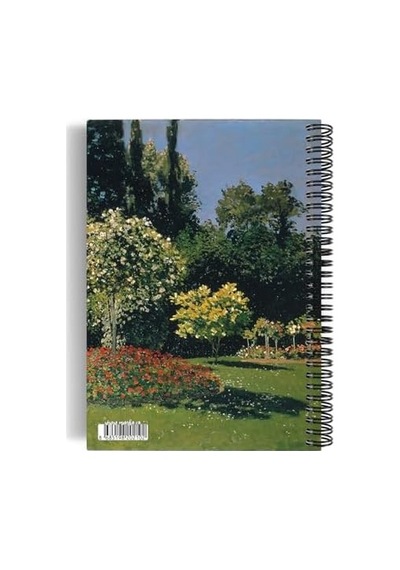 Claude Monet/woman İn The Garden, 1867 Spiralli Defter 10 A5 Çizgisiz 100 Sayfa Sanat