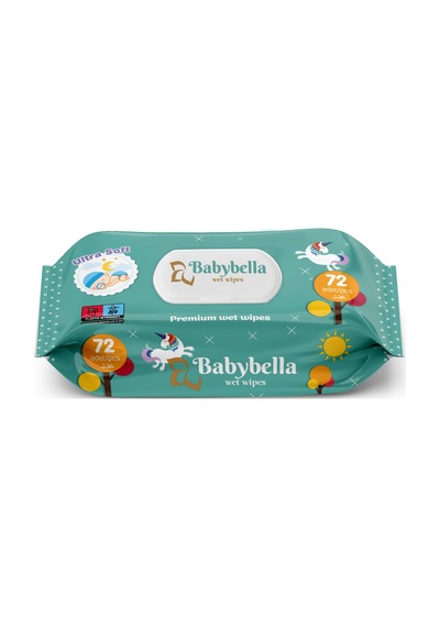 Babybella Fresh Islak Havlu Mendil 72 Yaprak 12'li Set