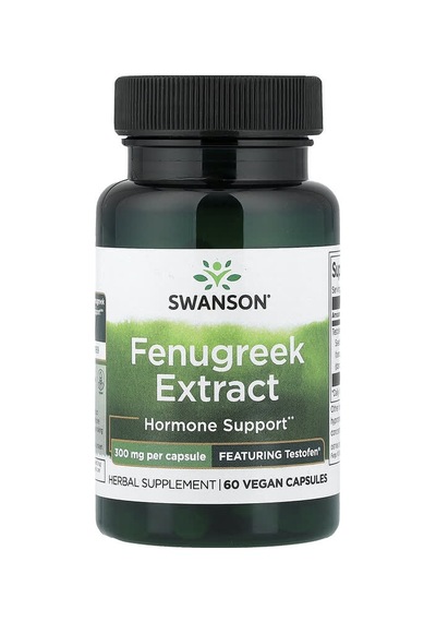 Swanson Vitamins, Fenugreek Extract , 300 Mg, 60 Vegan Capsules