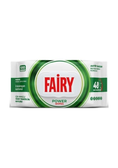 Fairy Çok Amaçlı Yüzey Temizlik Havlusu 100 Yaprak Beyaz Sabun 12'li Paket 12'li Set